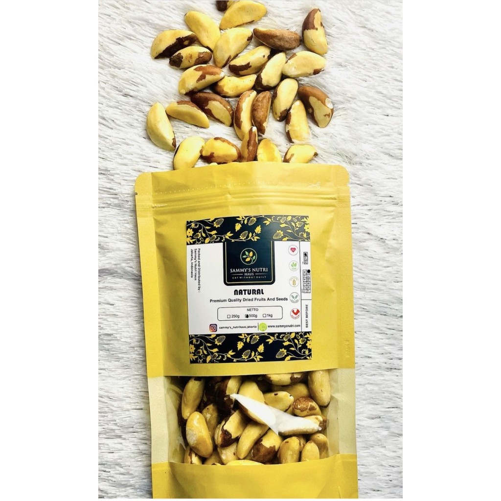 

Raw Brazil Nut 1kg (Kacang Brazil Mentah)