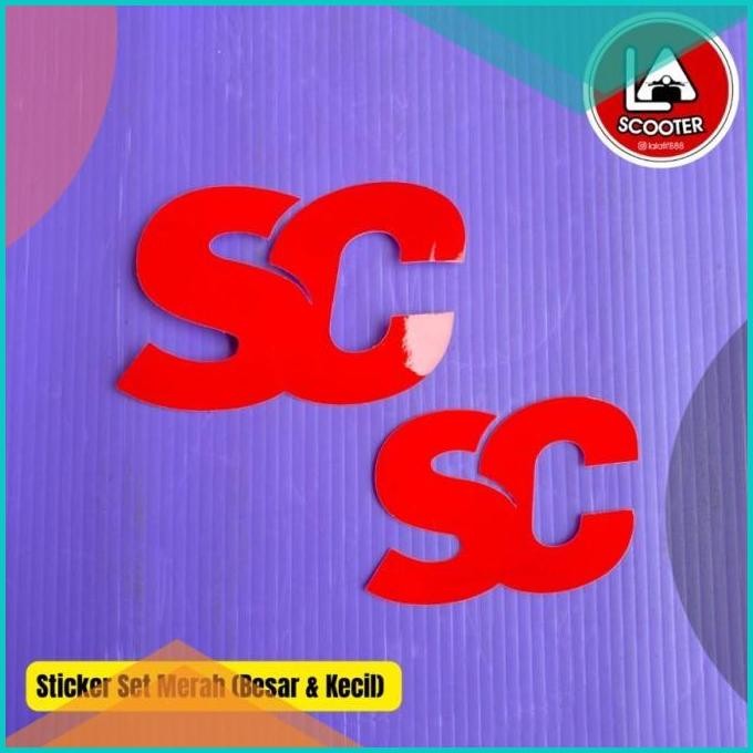 

Sticker Set SCOOTERCENTER Germany besar dan kecil (Merah) 11OKTZ4 tool