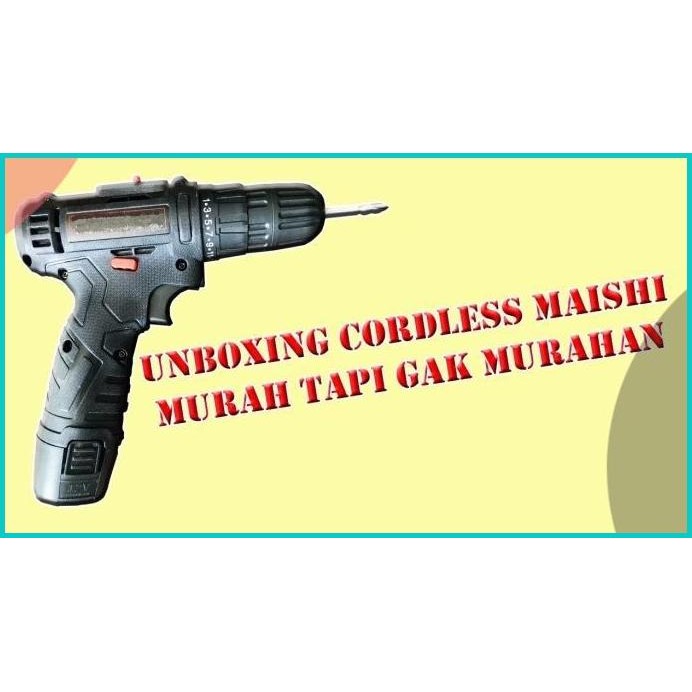 bor batre / bor baterai / cordles drill / bor tangan 11OKTZ4 last stok
