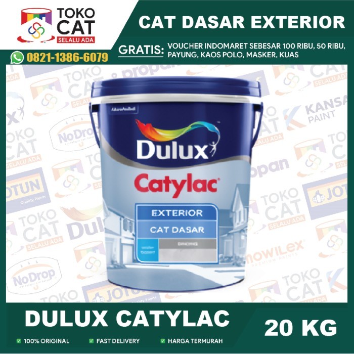 CAT DASAR PRIMER DULUX CATYLAC EXTERIOR 21 KG PAIL