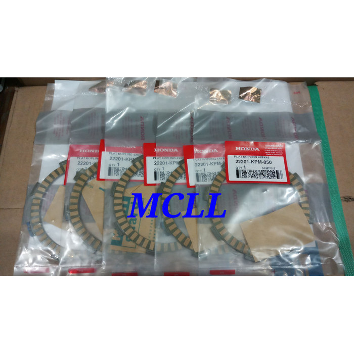 Kampas Kopling Megapro New Monoshock/Verza Original Ahm 22201-Kpm-850