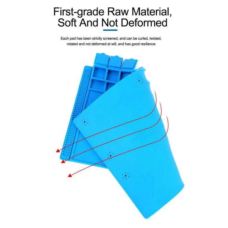 

Alas Silicone Soldering 450X300Mm Mat Pad Heat Resistant Magnet S-160