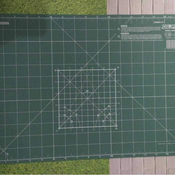 

Alas Potong 43X30Cm Cutting Mat Cm-A3 Olfa