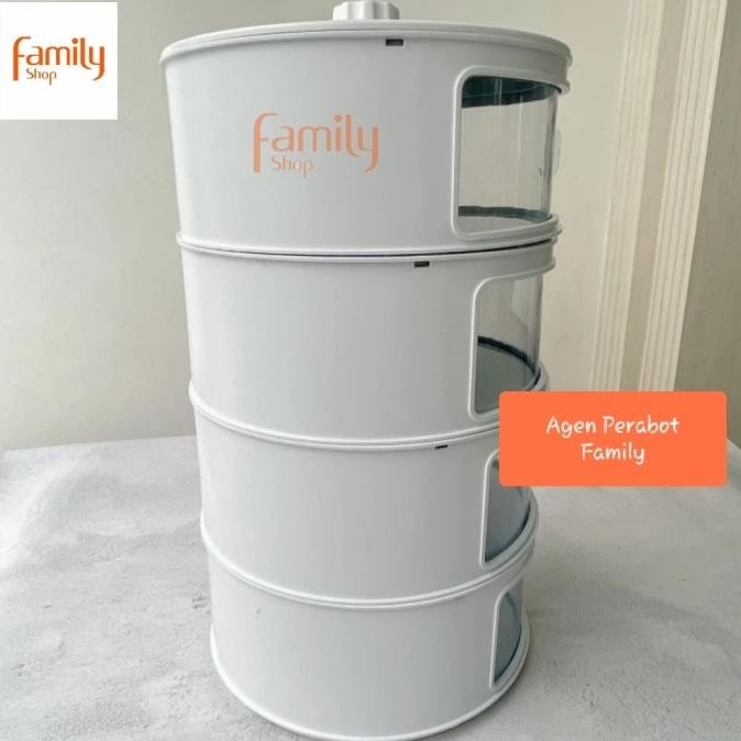 TUDUNG SAJI RAK MAKANAN SUSUN 4 PENUTUP MAKANAN / TEMPAT RAK SAYURAN 4