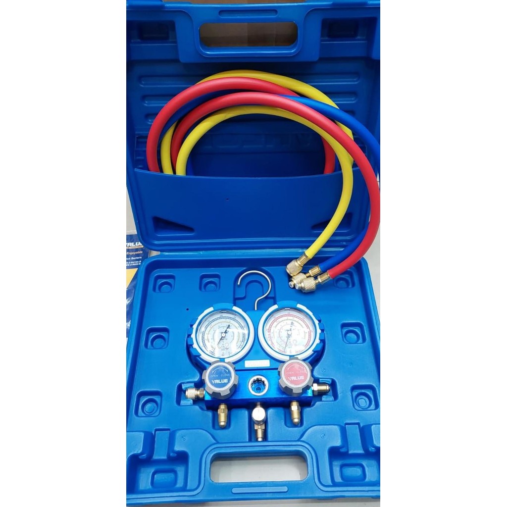 Manifold Ac Value R410 R32 R22 R134 Plus Box Bok Vmg 2 Analize Manifol Original Dan Terpercaya