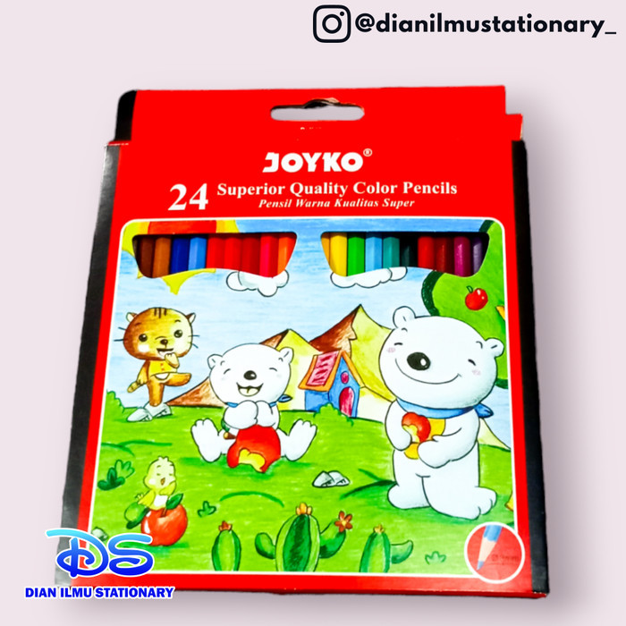 

] pensil warna joyko 24 panjang