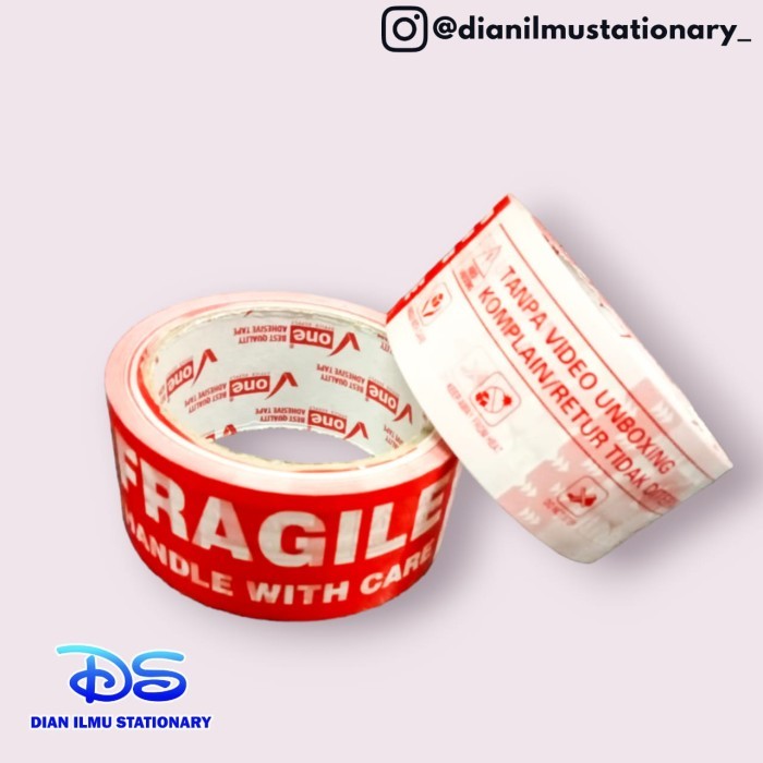 

Kualitas terbaik] lakban fragile unboxing v-one