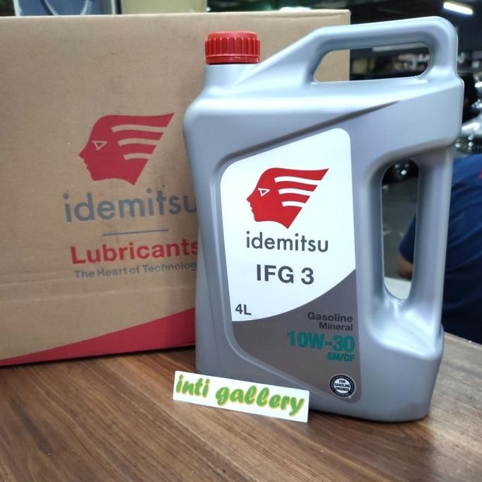 Oli Mesin Idemitsu 10W-30 SM/CF 4L Mobil Bensin Original