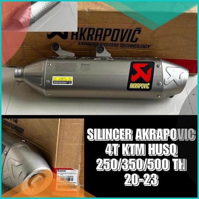 SILINCER AKRAPOVIC ORIGINAL 4T KTM HUSQVARNA 250/350/500 TH 20-23 11OK