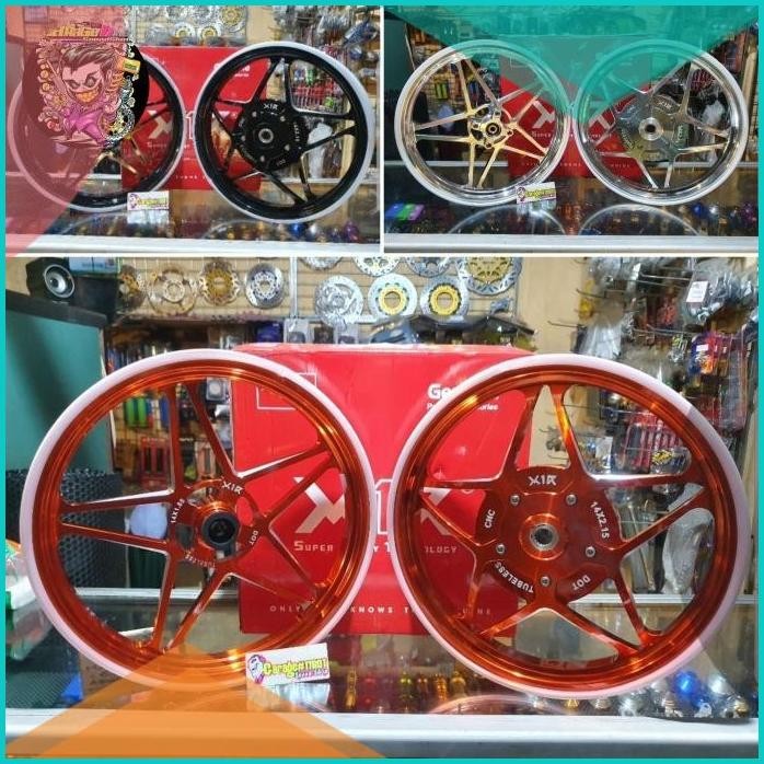 velg x1r bintang honda vario 125 150 pcx 150 cbu ring 14 cnc alloy ori