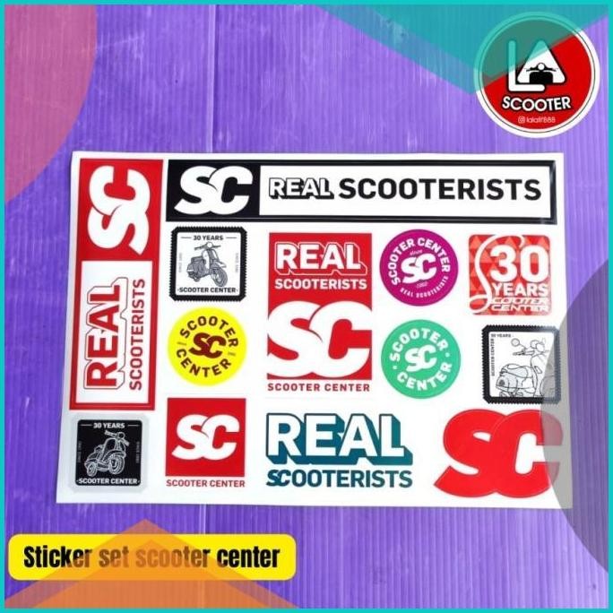 

Sticker Set (Real Scooterists) ORI ScooterCenter Germany 11OKTZ4 last