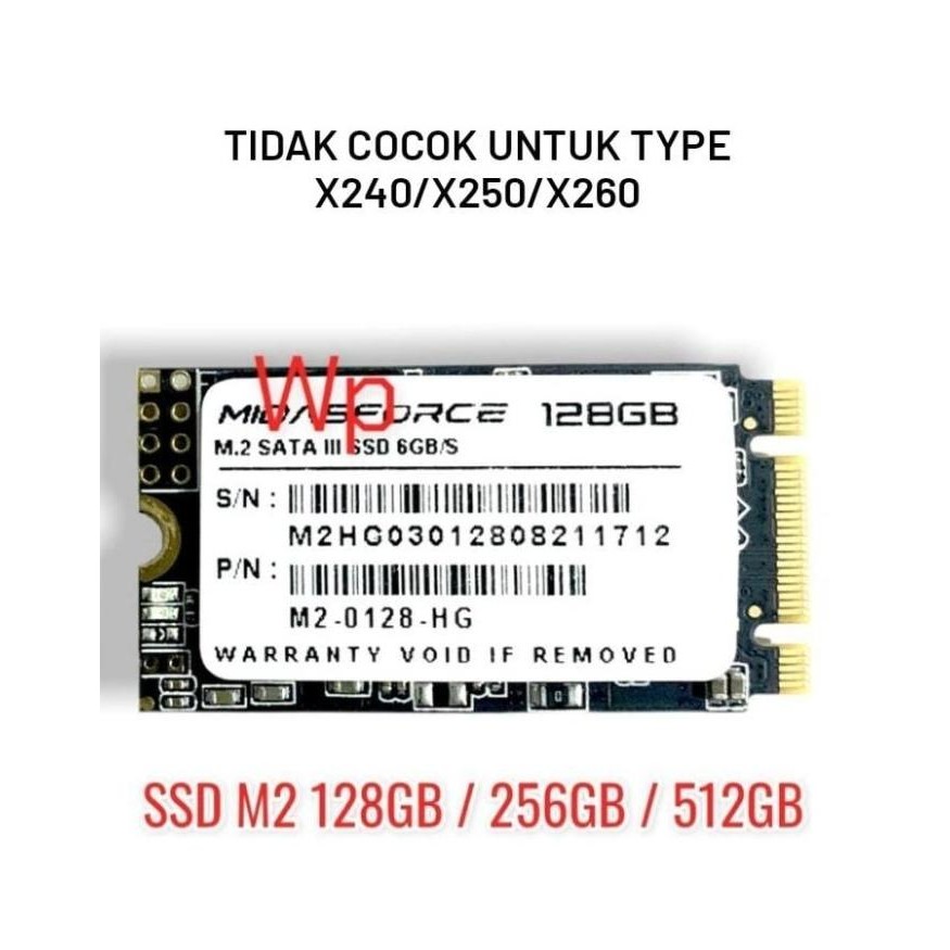 TERLARIS - SSD Laptop T440 X240 X250 x260 x270 T450s T440P T440S