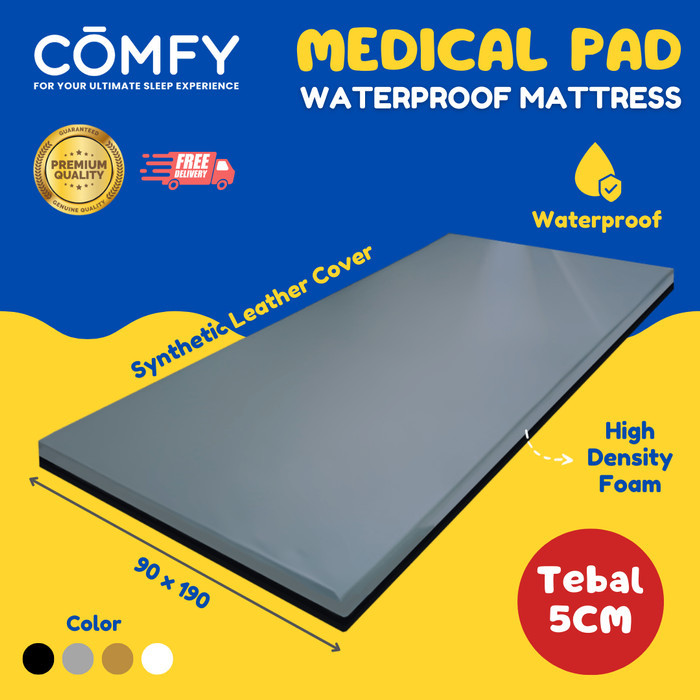 Kasur Busa Kulit Waterproof / Matras Anti Air / Medical Pad Comfy