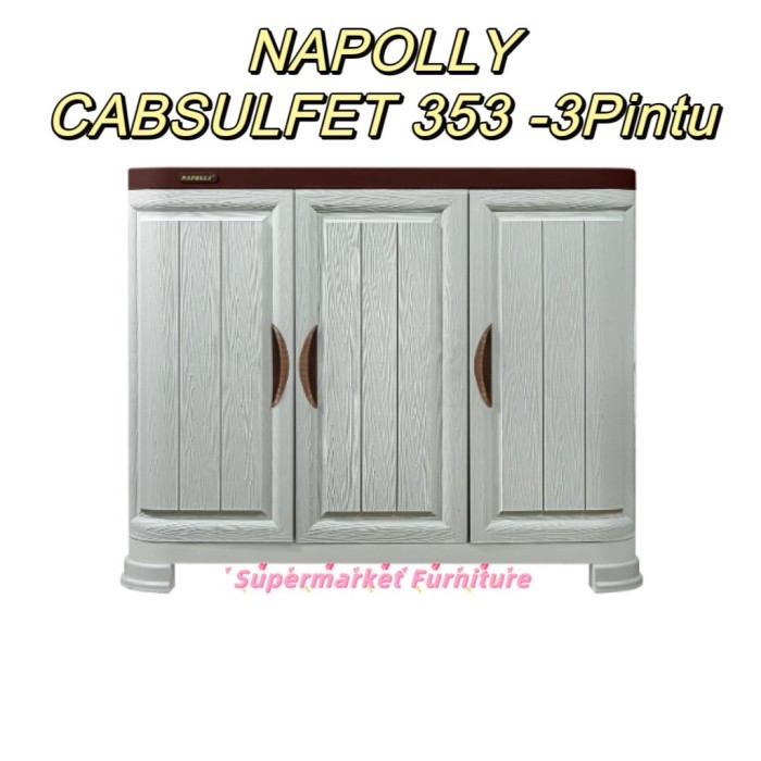 Napolly Cabsulfet 353 P Rak Tv Bufet Lemari Plastik Bufet Serbaguna