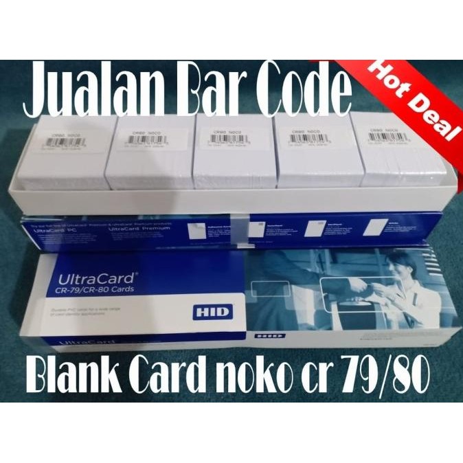 

NEW KARTU PVC BLANK ID CARD ULTRACARD HID NOCO CR 80 ISI 500 pcs