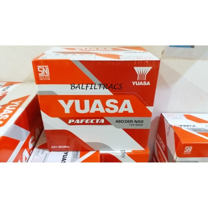 N50 ( 48D26R ) 12V / 50 Ah Aki Basah Yuasa