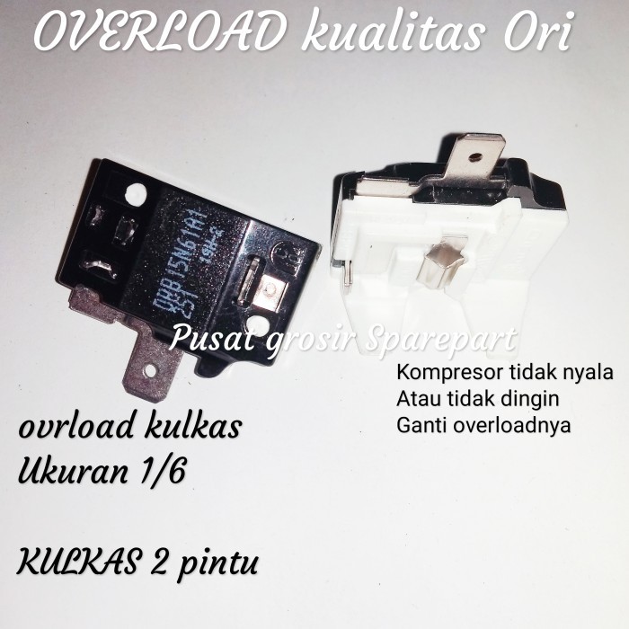 OVERLOAD KULKAS 2 PINTU