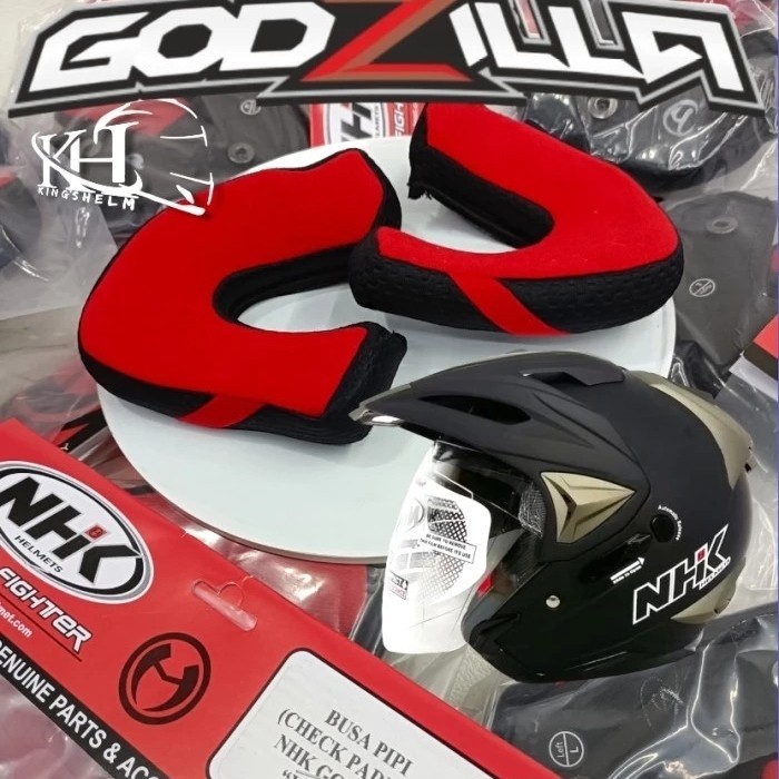 BUSA HELM NHK GODZILLA DAUBLE VISOR BAGIAN PIPI ORIGINAL
