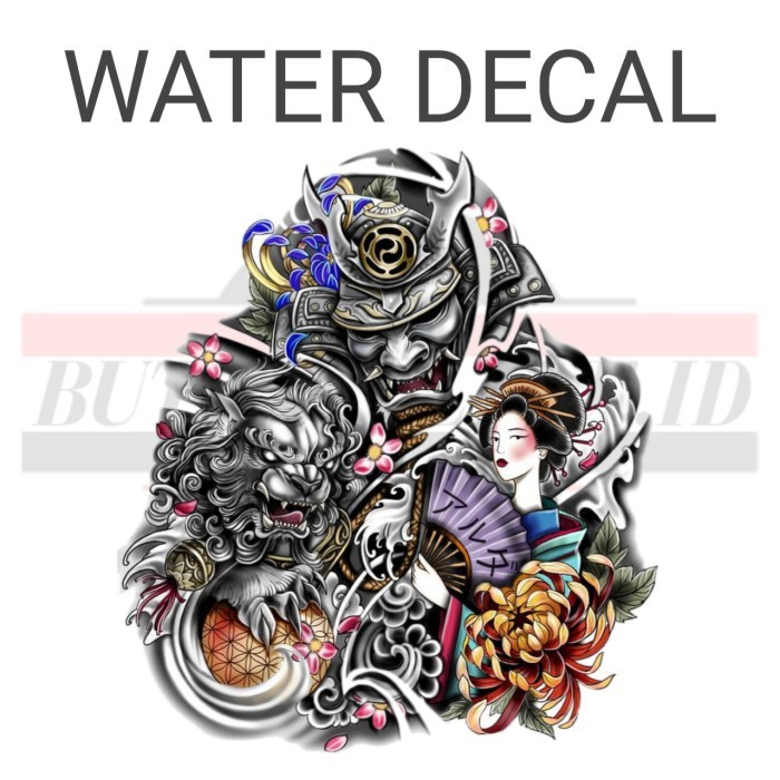 WATER DECAL HELM SAMURAI