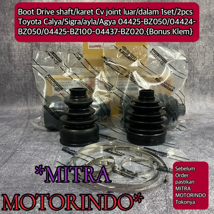 BOOT DRIVE SHAFT-KARET DRIVE SHAFT 1SET IN/OUT CALYA-SIGRA-AGYA-AYLA