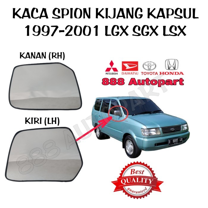 KACA SPION KIJANG KAPSUL LGX SGX LSX 1997-2001 ORIGINAL QUALITY