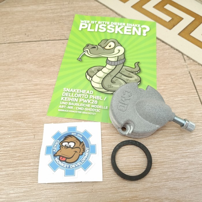 Karburator Snake Head Vespa Untuk Karbu Keihin Pwk Polini Snakehead