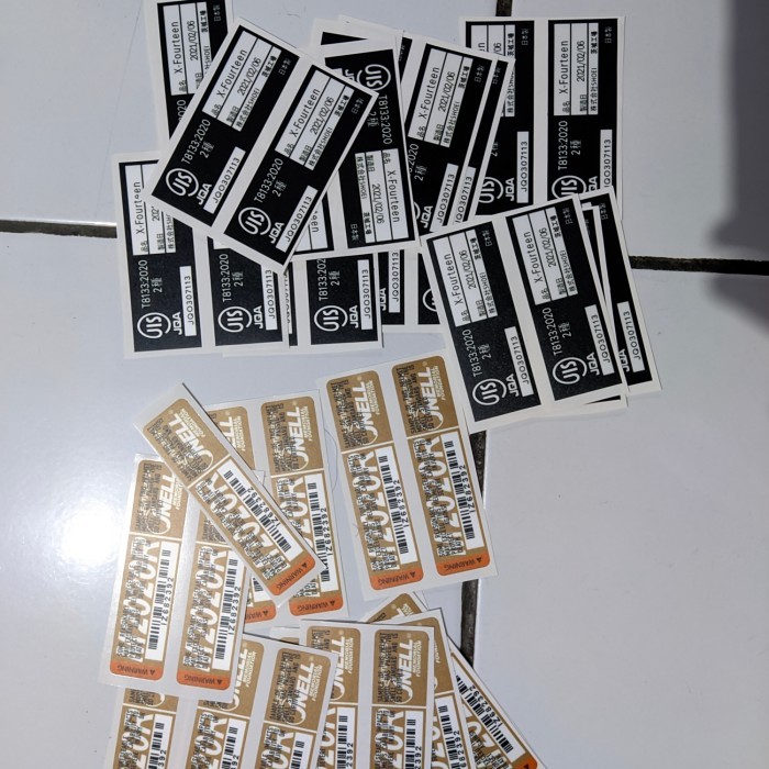 STICKER SNELL DAN JIS SHOEI X14