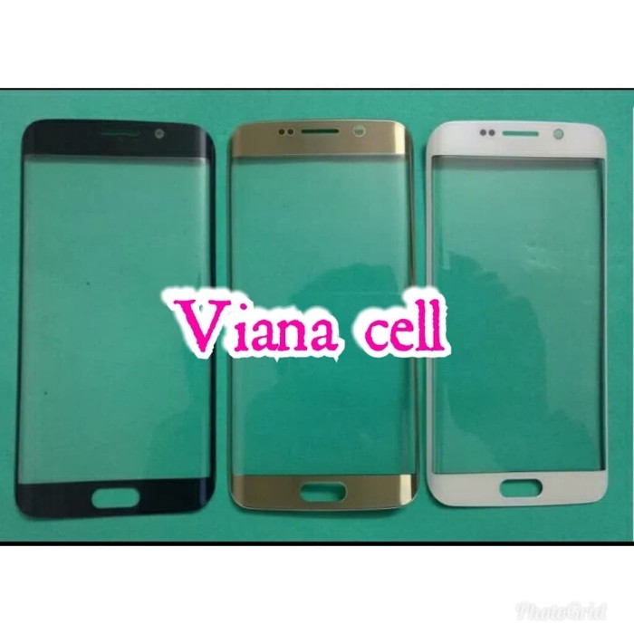 KACA LCD KACA TOUCHSCREEN KACA DEPAN SAMSUNG S7 EDGE ORI WARNA GOLD