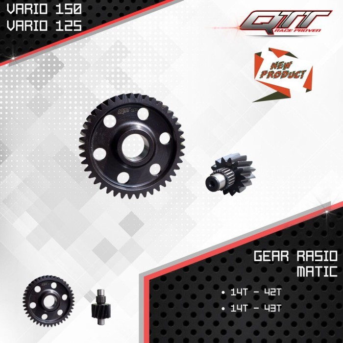 Gear Rasio Vario 125 / 150 - Gear Box Vario 125 / 150 Pcx Qtt