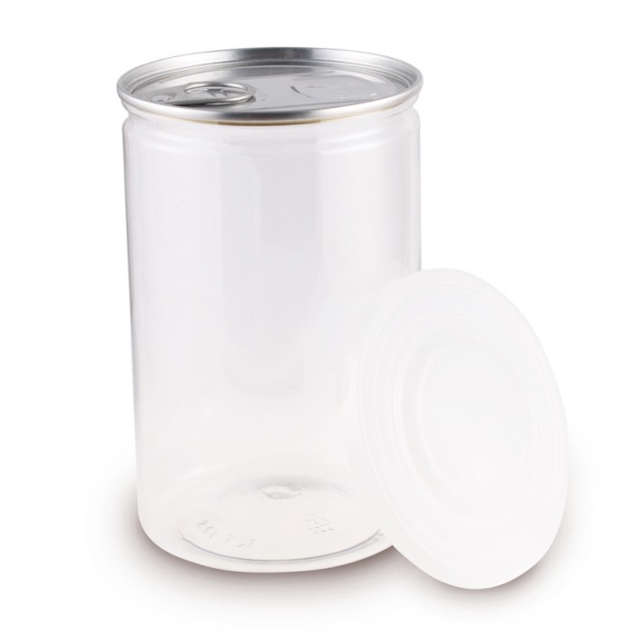 BERKUALITAS PET CAN 84x135 mm 84 x 135 Toples Kekinian Wadah Kue Toples Plastik