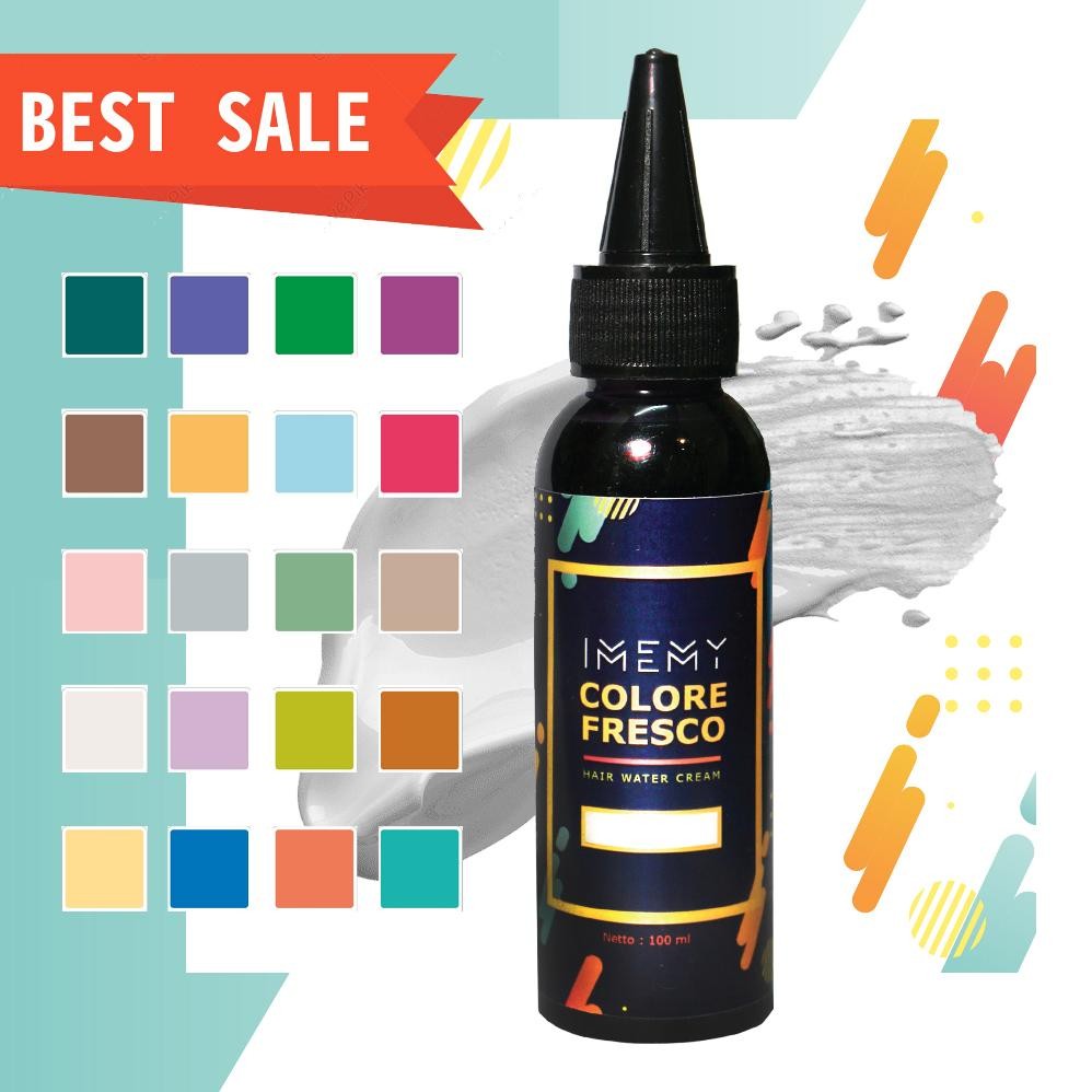 BISMILAH COLORE FRESCO SEMUA WARNA CAT RAMBUT HAIR COLOR CREAM CAT PEWARNA GRAY ABU-ABU ASH BROWN PI
