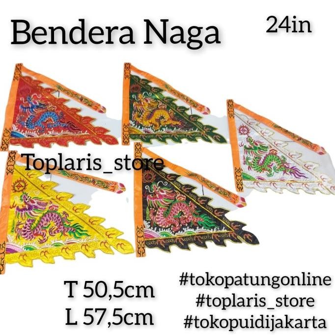 

Ready Bendera Naga Pancawarna Premium Uk 24in 022