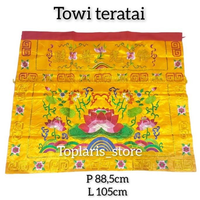

Ready Kain Towi Tokwi Teratai Kuning Emas Premium