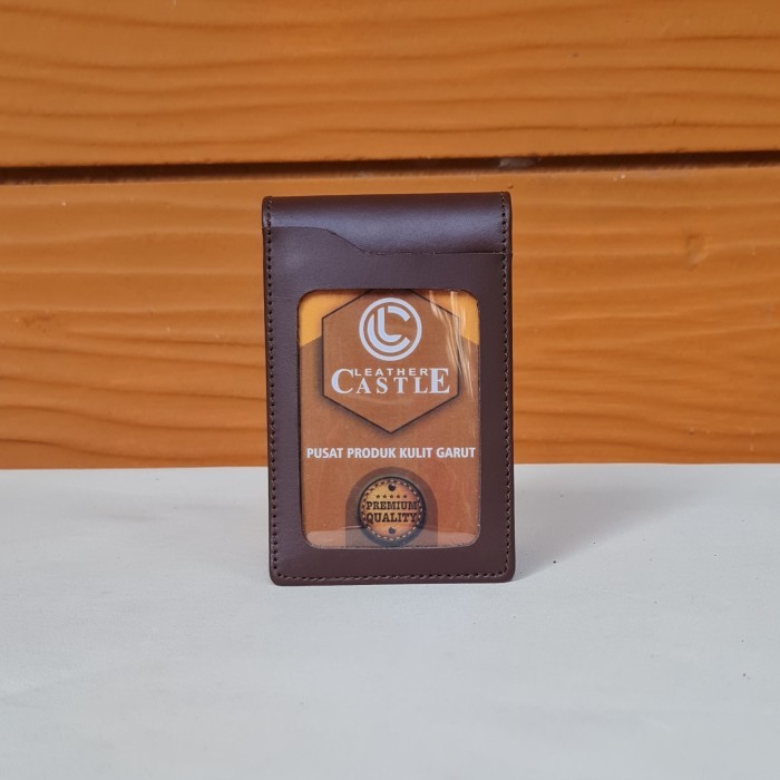 

Andra - Id Card Holder Name Tag Dompet Kartu Nama Kulit Magnet