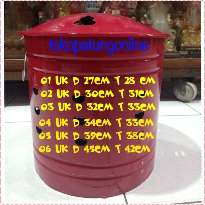 

Ready TONG BAKAR MERAH ONLY GOJEK