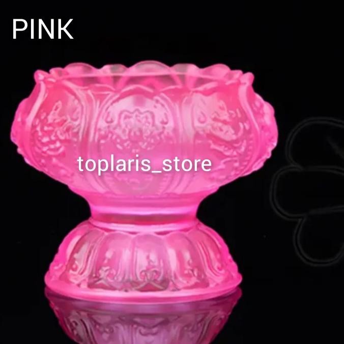 

Ready Tempat Lilin Teratai Dhop Tealight PNk01