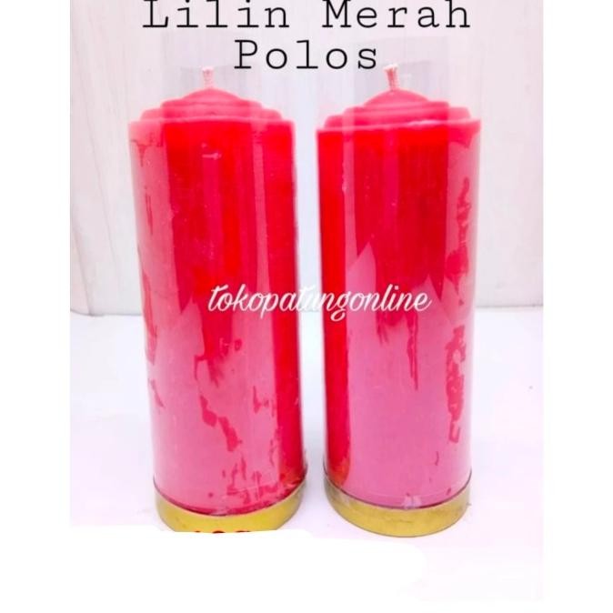 

Ready Lilin 3 Kati Merah Polos