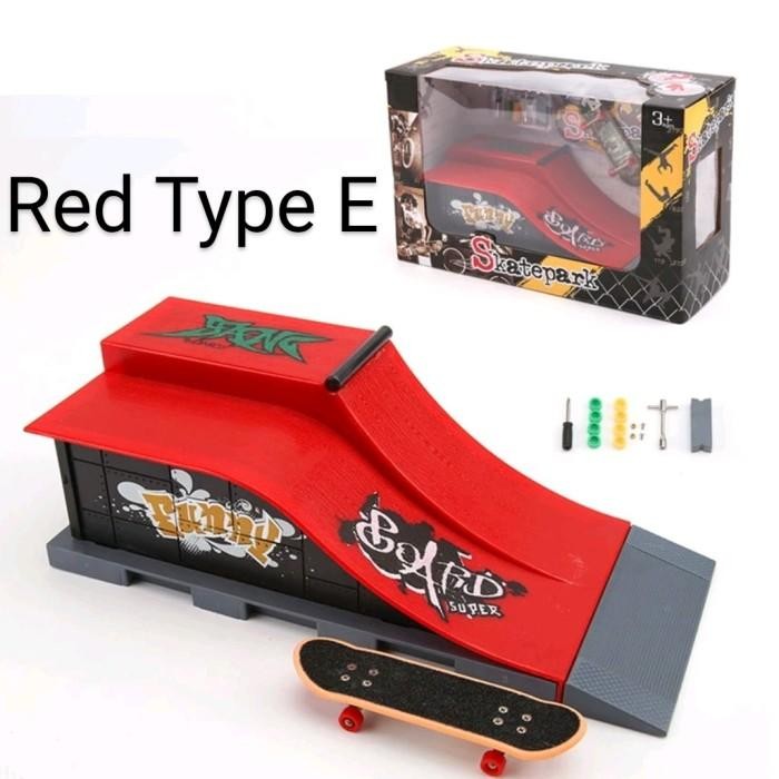 Mainan Jari Arena Skateboard Skatepark Ramp Park Fingerboard