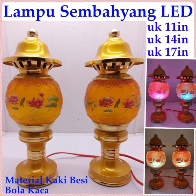 

Ready Lampu Sembahyang Premium LED Teratai 011