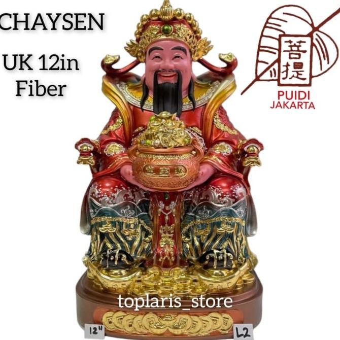 

Ready Patung Dewa Rejeki Chaysen 12in Fiber