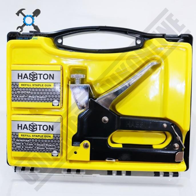 

STAPLES SET BOX 3IN1 HASSTON PROHEX / STAPLER SET HASSTON 3IN1 HASTON ORIGINAL DAN TERPERCAYA