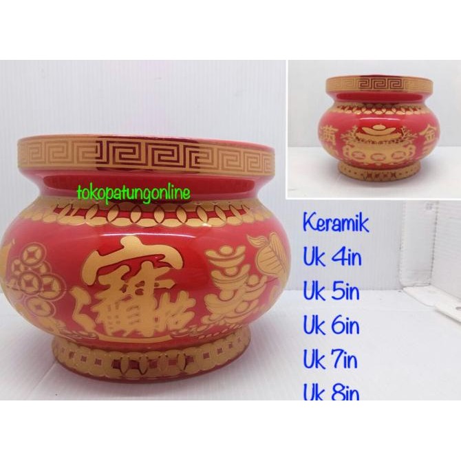 

Ready Hiolo Tempat Hio Dupa Yenpao Uk 4in Keramik