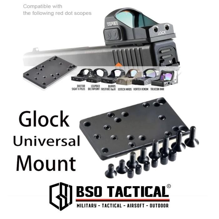 Universal Mount Base for GL Steel Mount Slide for Red Dot Sight RMR Premium