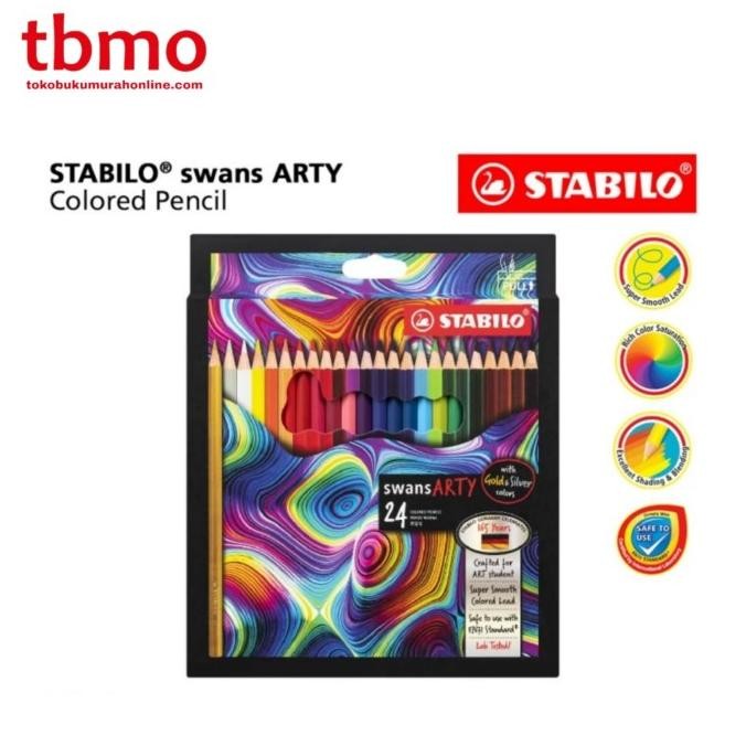 

Sale Tbmo Stabilo Arty Color Pencil 24C Shu / Pensil Warna Isi 24