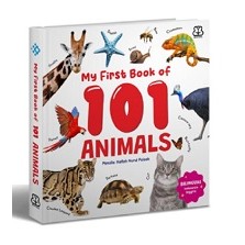Gramedia Tunjungan : MY FIRST BOOK : MY FIRST BOOK OF 101 ANIMALS (BOARDBOOK)