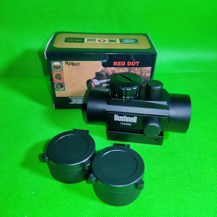 reddot paser ikan 1x40 tutup flip red dot titik kecil tutup flip flop Premium