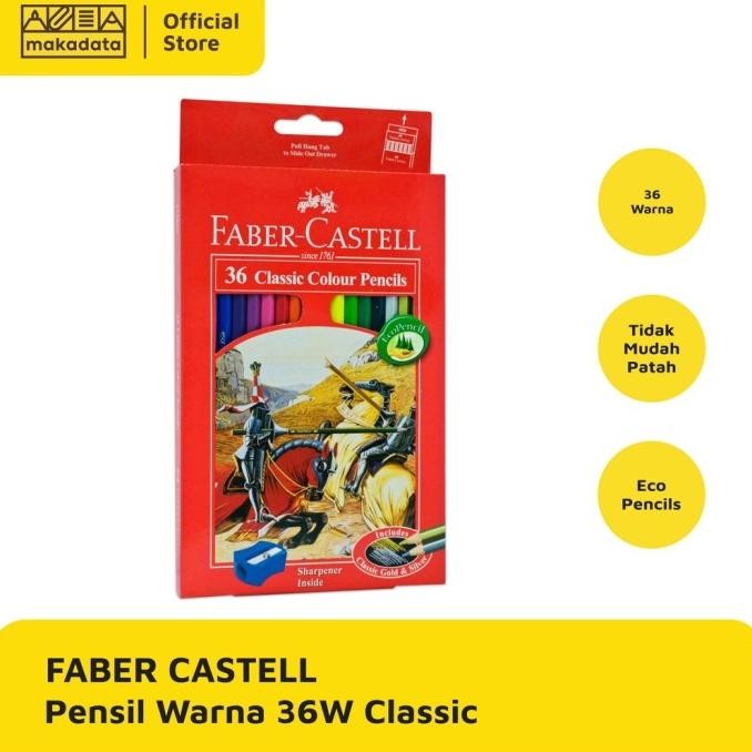 

Sale Pensil Warna | Color Pencil Faber Castell 36 Warna Classic Murah