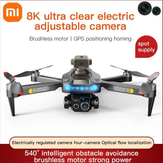 TERMURAH - drone brushless GPS P15 PRO dual camera 8K optical flow drone kamera