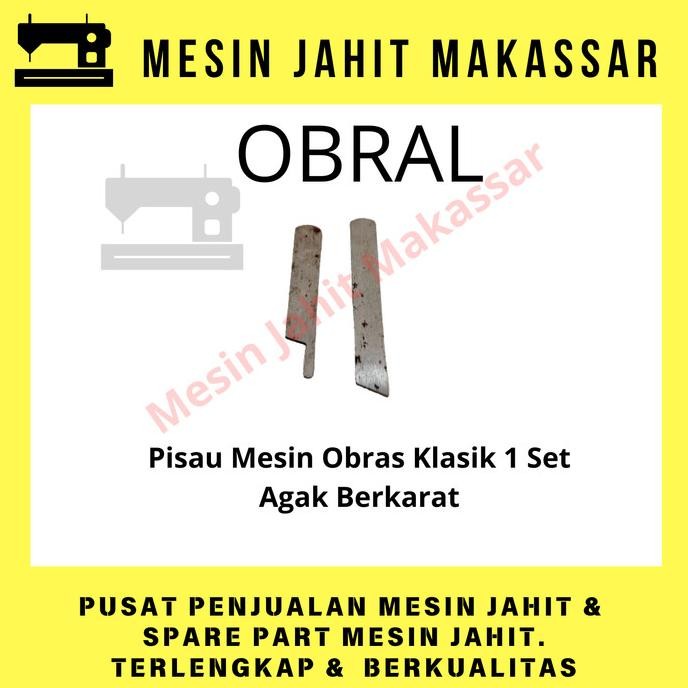 

langsung order saja] OBRAL | Pisau Mesin Obras Klasik 1 Set (Sedikit Berkarat)