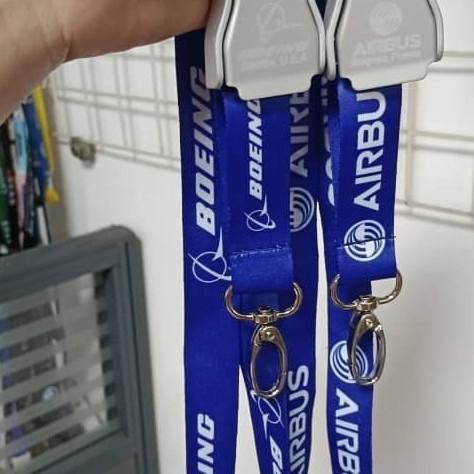 

BEBAS ONGKIR - Lanyard Airbus Printing Original Dengan SeatBelt